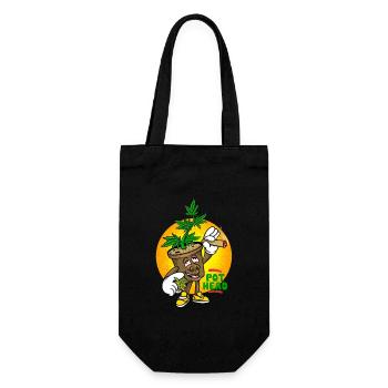 POT HEAD - Gift Bag for Bottles - black - Front