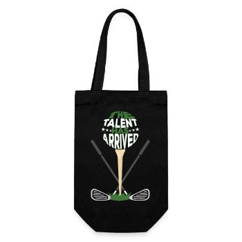 The Talent Has Arrived - Gift Bag for Bottles - black - Front