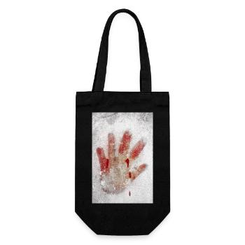 Imprint of blood - Gift Bag for Bottles - black - Front