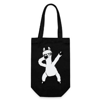 Drôle de Dabbing Dab Dance Llama Cool Lunettes de soleil - Sac à bouteille - noir - Devant