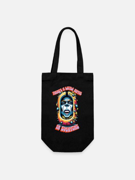 Il y a un peu de hippie dans tout le monde 10 - Sac à bouteille - noir