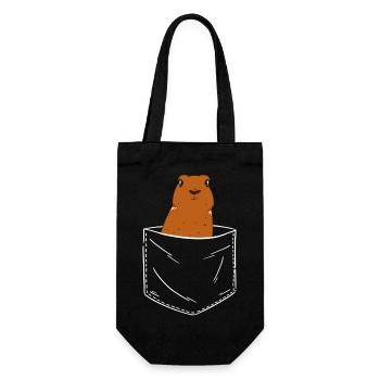 Chien de prairie - Sac à bouteille - noir - Devant