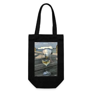 Salute - Gift Bag for Bottles - black - Front