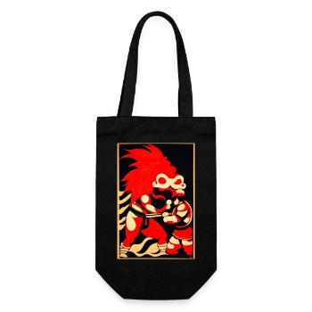 Intertwining mystery battles - Gift Bag for Bottles - black - Front