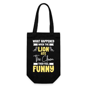 Circus Music Circus Show - Gift Bag for Bottles - black - Front