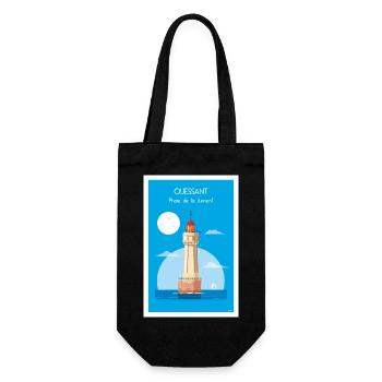 MARE'S LIGHTHOUSE - Gift Bag for Bottles - black - Front