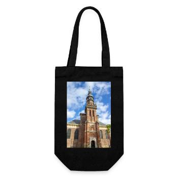 Nieuwe Kerk à Haarlem, Pays-Bas (Nederland) - Sac à bouteille - noir - Devant