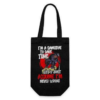 Japan Manga - Gift Bag for Bottles - black - Front