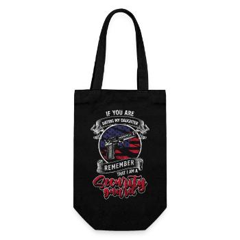 Security Protection Order Specialist - Gift Bag for Bottles - black - Front