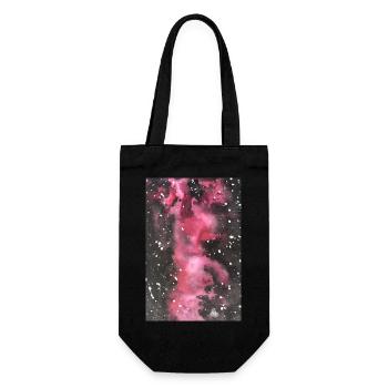 Galaxy Nebula Galaxy Nebula Nerd Astronomy space - Gift Bag for Bottles - black - Front