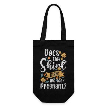 Pregnant Mom Love Family - Gift Bag for Bottles - black - Front