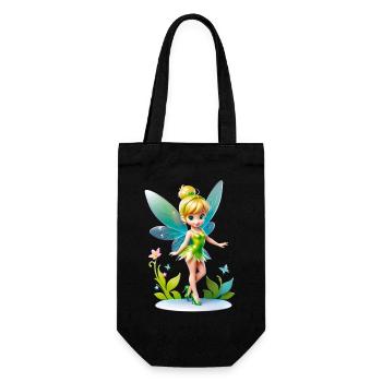 Little Fairy 11 - Gift Bag for Bottles - black - Front