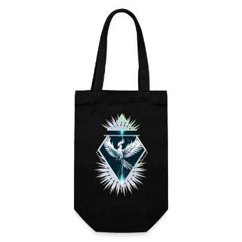 Merveilleux phénix fantaisie blanc. - Sac à bouteille - noir - Devant