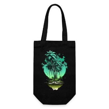 Vacation early summer late summer summer holiday holiday sea - Gift Bag for Bottles - black - Front