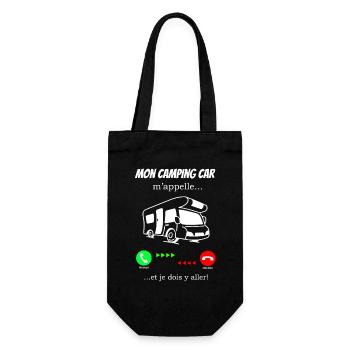 Mon camping car - Sac à bouteille - noir - Devant