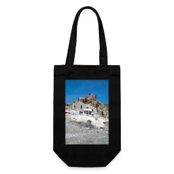 lost place Empros Therme at the Therma Springs - Gift Bag for Bottles - black - Front