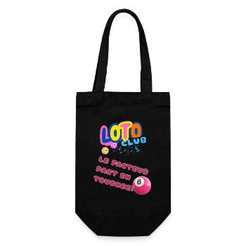 LOTO - BINGO - 6 - LE FACTEUR PART EN TOURNEE - Sac à bouteille - noir - Devant