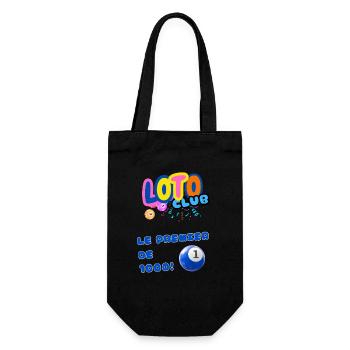 LOTO - BINGO - 1 - LE PREMIER DE 1000 - Sac à bouteille - noir - Devant