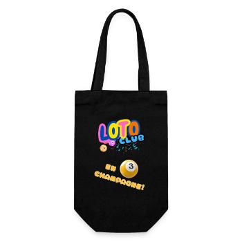 LOTO - BINGO - 3 - Sac à bouteille - noir - Devant