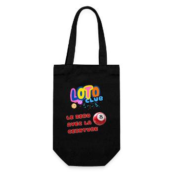 LOTO - BINGO - 8 - LE ZERO AVEC LA CEINTURE - Sac à bouteille - noir - Devant