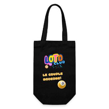 LOTO - BINGO - 3 - LE COUPLE MODERNE - Sac à bouteille - noir - Devant