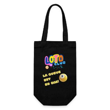LOTO - BINGO - 9 - LA QUEUE EST EN BAS - Sac à bouteille - noir - Devant