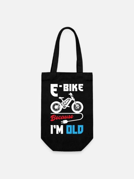 Vélo électrique parce que je suis vieux - Sac à bouteille - noir