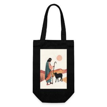 W5 Boh Mouton Perdu Parabole 3 Pièces, Mur Panoramique - Sac à bouteille - noir - Devant