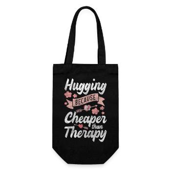 Amour Proximité Câlin Tendre - Sac à bouteille - noir - Devant