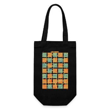 Laby-Square - Gift Bag for Bottles - black - Front