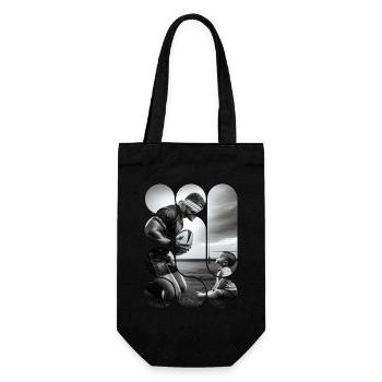 ok 4Rugby et Héritage Noir et Blanc - Sac à bouteille - noir - Devant