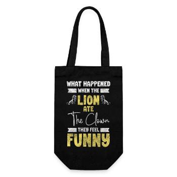 Manege Performers - Gift Bag for Bottles - black - Front