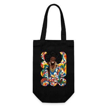 Beauté Afro Colorée - Sac à bouteille - noir - Devant