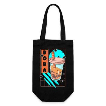 Boba Tapioka - Gift Bag for Bottles - black - Front