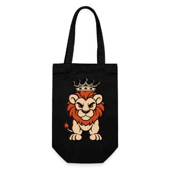 Couronne de Lion Comique - Sac à bouteille - noir - Devant