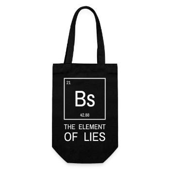 Bs, l’élément du mensonge | Bs L’élément du mensonge - Sac à bouteille - noir - Devant