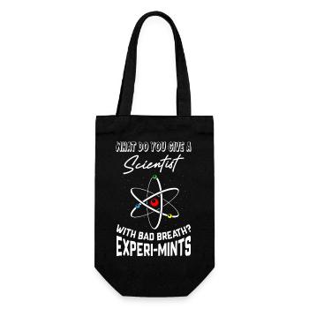 Funny Scientist Dad Jokes - Geschenkbeutel für Flaschen - Schwarz - Vorne