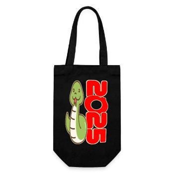 Green Snake Anime 2025 - Gift Bag for Bottles - black - Front