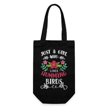 Les oiseaux adorent le printemps - Sac à bouteille - noir - Devant