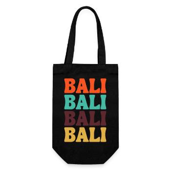 stunning Bali Indonesia - Gift Bag for Bottles - black - Front
