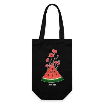 Watermelon Blossom / Art from Gaza - Sac à bouteille - noir - Devant