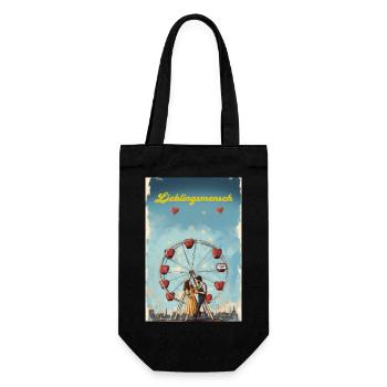 Favorite Person 2.0 - Gift Bag for Bottles - black - Front
