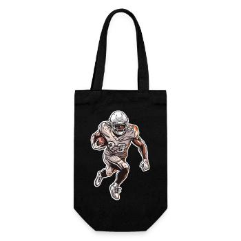 American Football Sketch - Gift Bag for Bottles - black - Front
