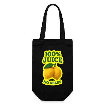 100 % Jus SANS GRAINES - Sac à bouteille - noir - Devant