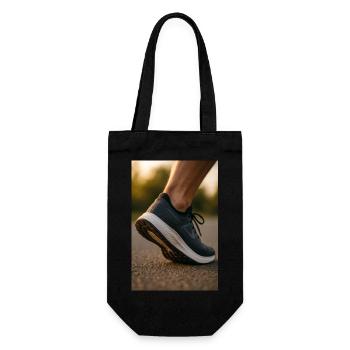Running - Mid-step - Gift Bag for Bottles - black - Front
