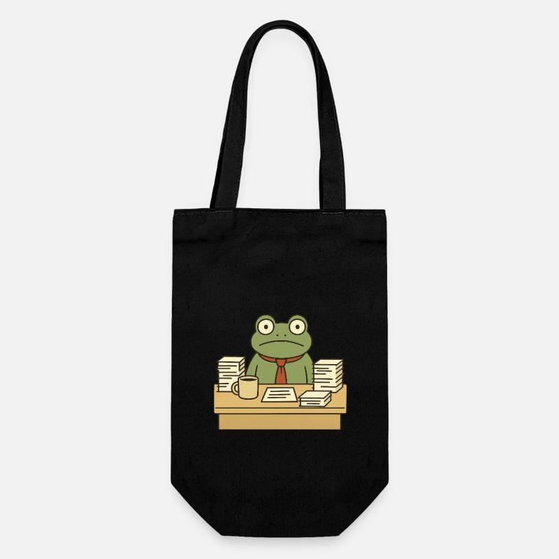 Grenouille d’affaires - Sac à bouteille - noir