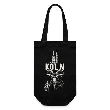 Domstadt Rebellion - Geschenkbeutel für Flaschen - Schwarz - Vorne