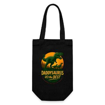 Daddysaurus c'est le meilleur - Sac à bouteille - noir - Devant