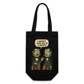 Je ne t’ai pas vu depuis une minute (Vampires) - Sac à bouteille - noir - Devant