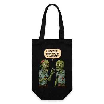 Je ne t’ai pas vu depuis une minute (Zombies) - Sac à bouteille - noir - Devant